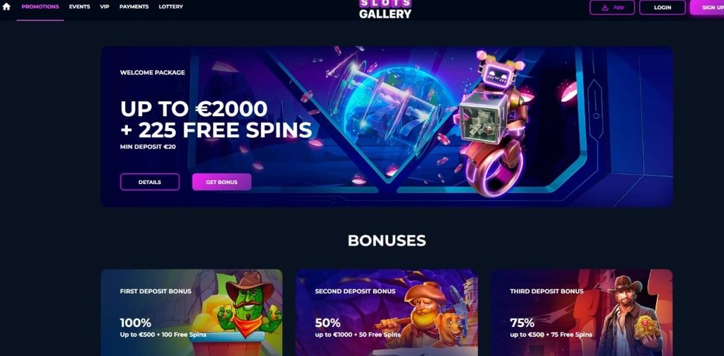 Slots Gallery terms section, maximum stake clause under the offer
